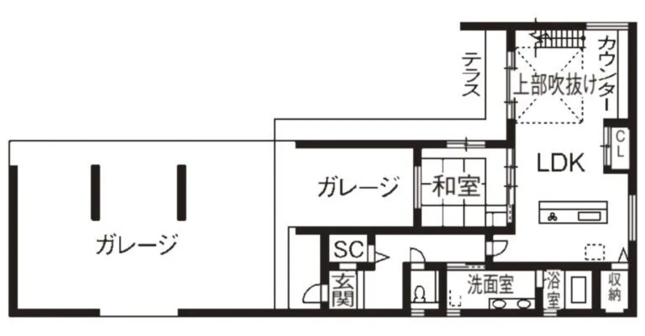 吹田 1F 間取り図