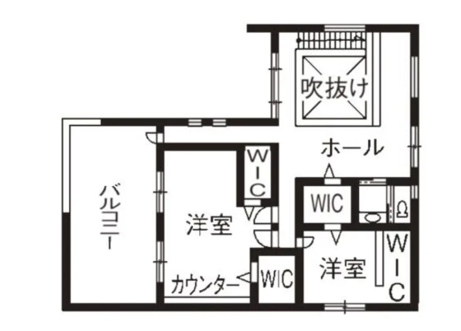 吹田 2F 間取り図